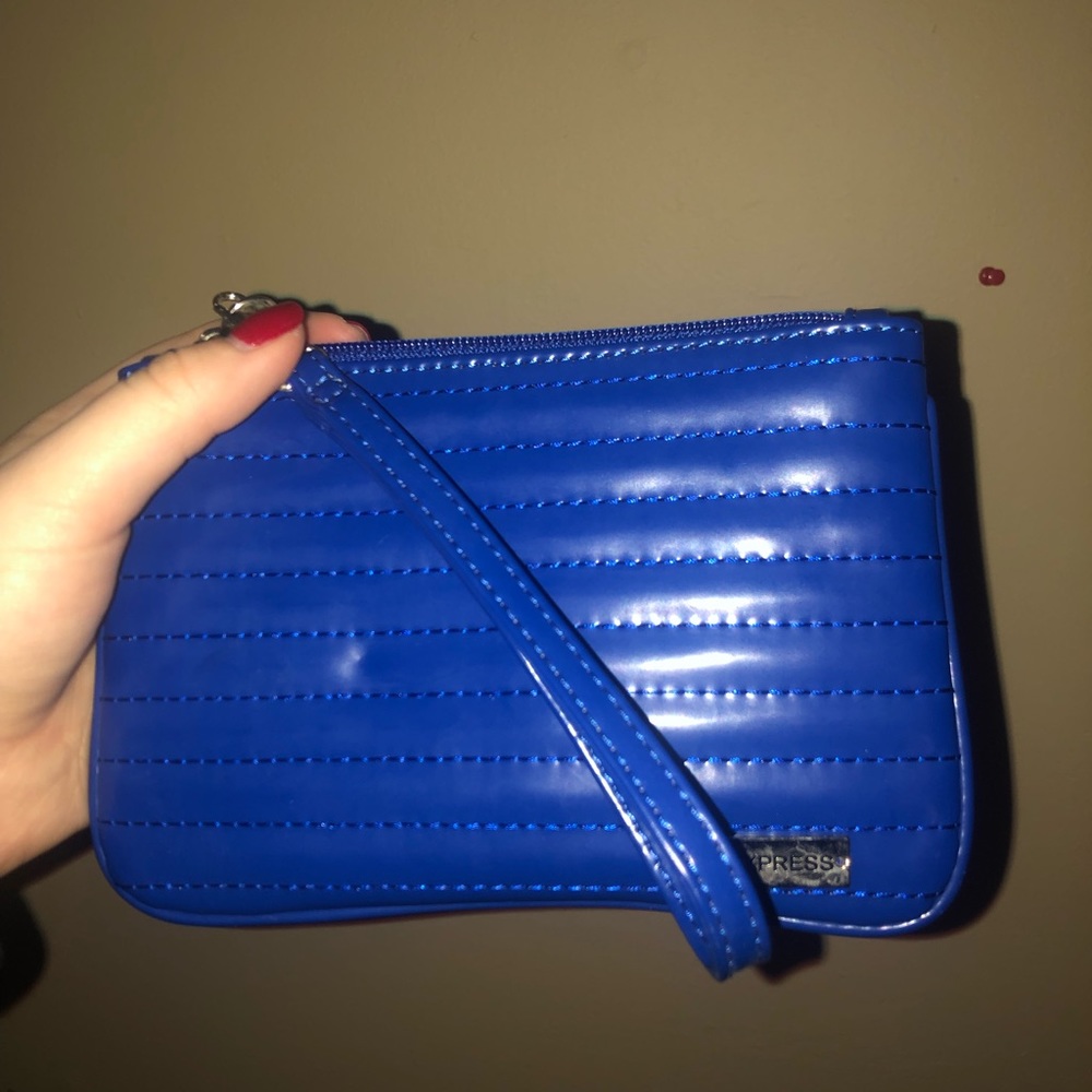 Blue Express Wristlet